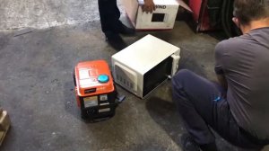 Генератор 1 кВт с микроволновкой, все работает, проверил,