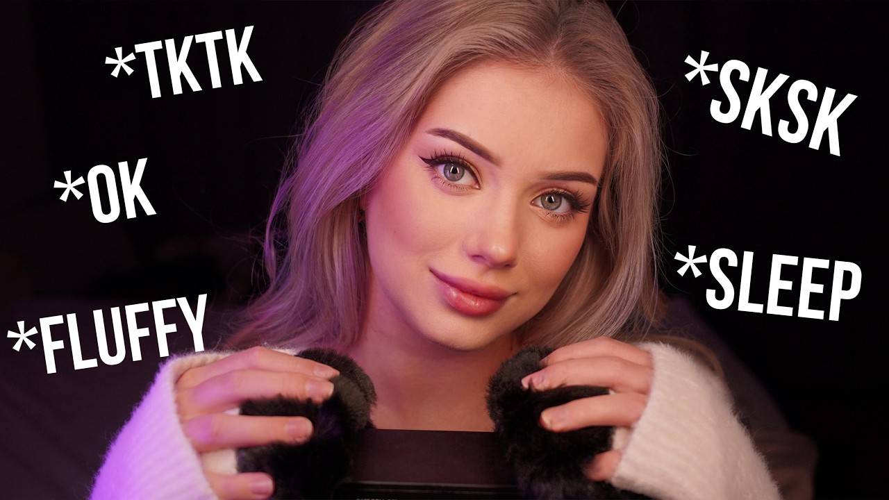 [4K] [ENG] YOUR FAVORITE TRIGGER WORDS 💕 ASMR + Fluffy Mic Scratching