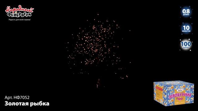 НФ7052 Золотая рыбка ФЕЙЕРВЕРК КАЛИБР 0,8 ЗАЛПОВ 100 смотреть онлайн
