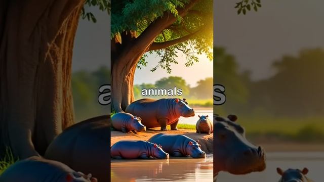 Nile Hippo Explained Massive Grazers African Waterways смотреть онлайн
