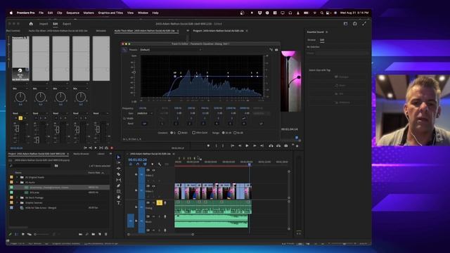 2450 Social Ad Edit Tutorial - Step 7 - Audio Dialog Mixing смотреть онлайн