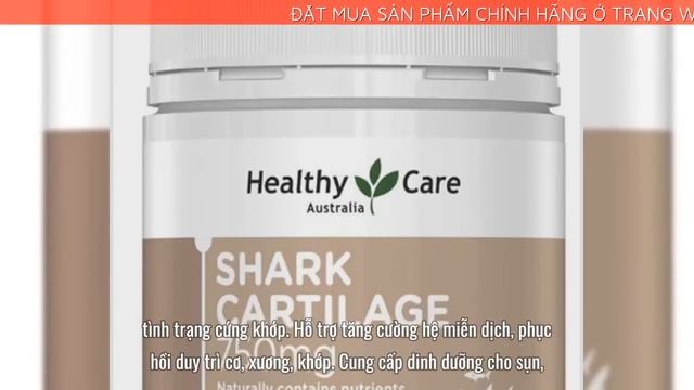 Healthy Care Shark Cartilage 750mg Sụn Cá Mập 200 Viên MẪU MỚI смотреть онлайн