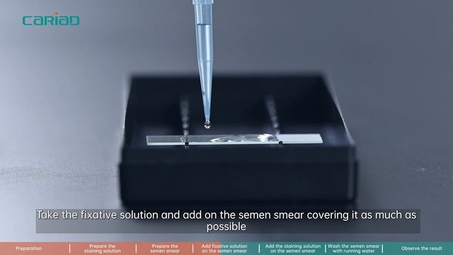 Sperm Nuclear Staining Solution (Acridine Orange Method) Demonstration