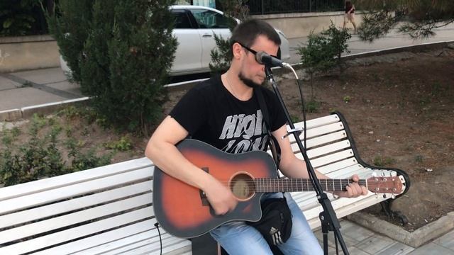 Руслан Семейкин - Кукушка (Виктор Цой • Кино) кавер • Гурзуф • набережная им. Пушкина смотреть онлайн