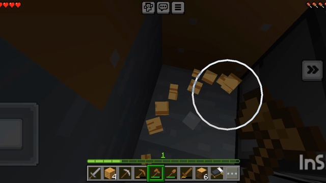 классическое выживание в Майнкрафте. 1 день.