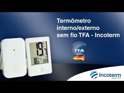 Termômetro ambiente interno/externo wireless POP TFA - Incoterm смотреть онлайн