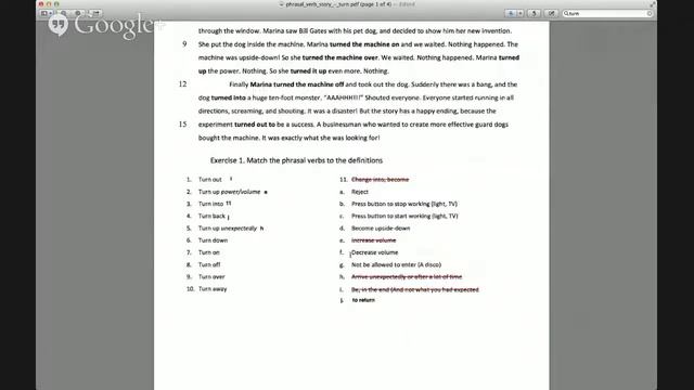 Verbling Class - Phrasal Verbs with Turn смотреть онлайн