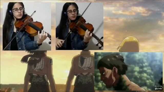 Shinzou wo sasageyo - violin cover - Shingeki no Kyojin - Attack on titan смотреть онлайн