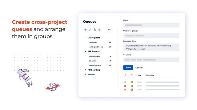 Queues for Jira Service Management app - the best app to manage multiple projects on a single scree смотреть онлайн