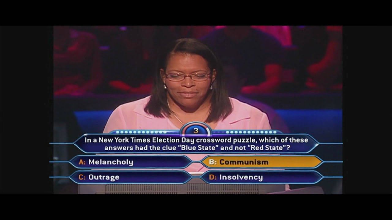 "Blue States are Communists" ($0 Winner) - Who Wants to be a Millionaire [Old Format] смотреть онлайн