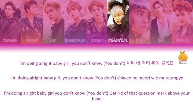 EXO (엑소) - TEMPO (템포) LYRICS [ENG | ROM | HAN | COLOR CODED]