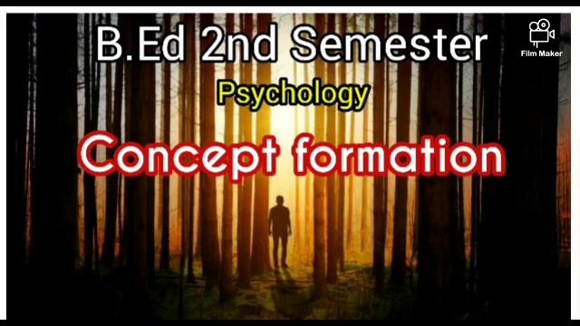 B.ed, Concept formation, Psychology, Kerala university, Second semester. смотреть онлайн