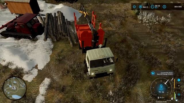 Farming Simulator 22IРАБОТЫ на сортиментовозе КАМАЗ и Харвестере LIEBHERR-902# 016#fs22 #фс22 смотреть онлайн