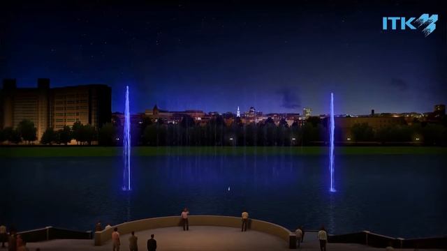 Анимация плавающего фонтана смотреть онлайн