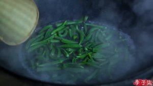 Finally, a different title! “The life of okra and bamboo fence, LOL这次可算有点不一样的标题了！秋葵，和竹筒路的一生嘻嘻丨Liziqi