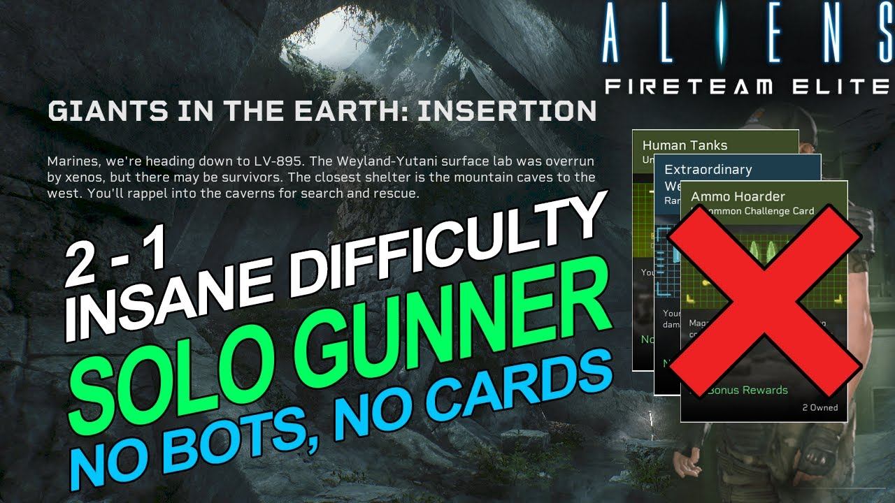 Aliens: Fireteam Elite | 2-1 | INSANE SOLO | NO CARDS | Giants In The Earth: Insertion смотреть онлайн