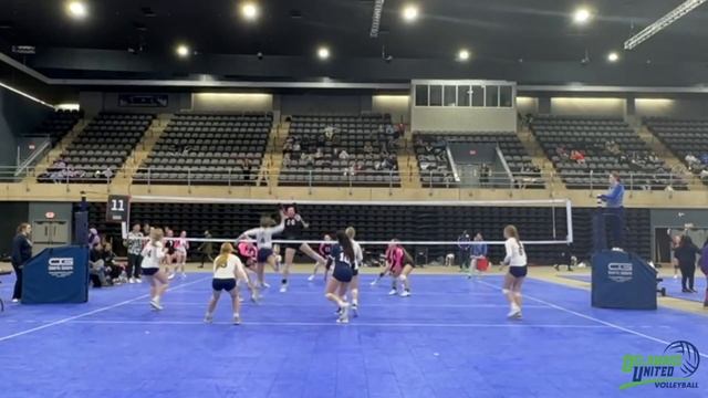 Awesome attack by Delaware United Volleyball Club 16 Cobalt #4 Hannah McGuigan! смотреть онлайн