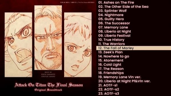 Attack on Titan Final Season Original Soundtrack