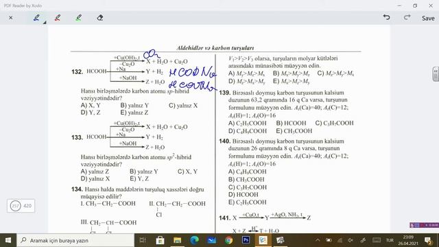 Kimya DİM test toplusu 2019 Doymuş Birəsaslı karbon turşuları 111 - 145 смотреть онлайн