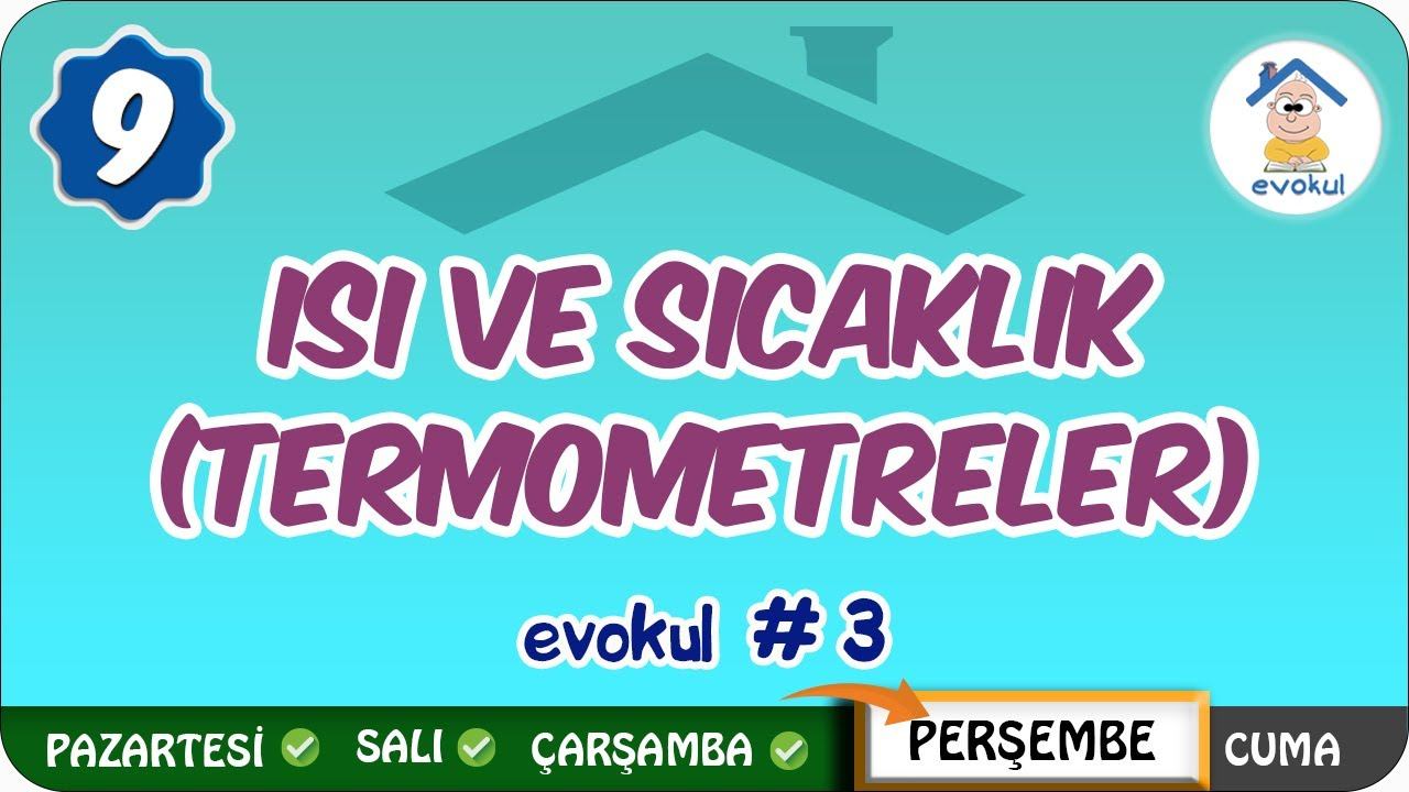 Isı ve Sıcaklık (Termometreler) | 9.Sınıf #uzaktanegitim #evokul 3 смотреть онлайн