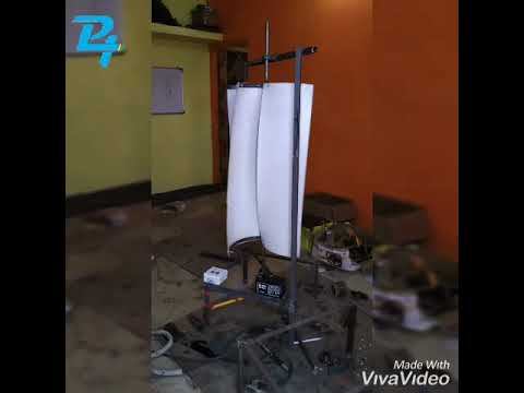 Vertical Axis Wind Turbine - Mechanical project смотреть онлайн
