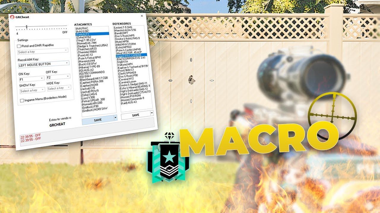 MACRO NO RECOIL RAINBOW SIX SIEGE ! #RainbowSixSiegie смотреть онлайн