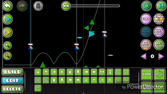 Geometry dash#1 Строю уровень! смотреть онлайн