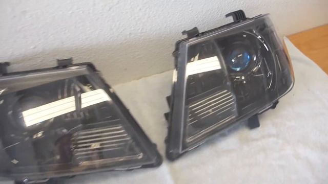2009-2016 Nissan Frontier Blacked Out Projector Retrofit Custom Headlights смотреть онлайн