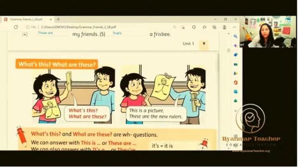 Unit 1 Grammar Friends 2