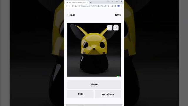 I used DALLE-2 to create a DARTH PIKACHU in 3D смотреть онлайн