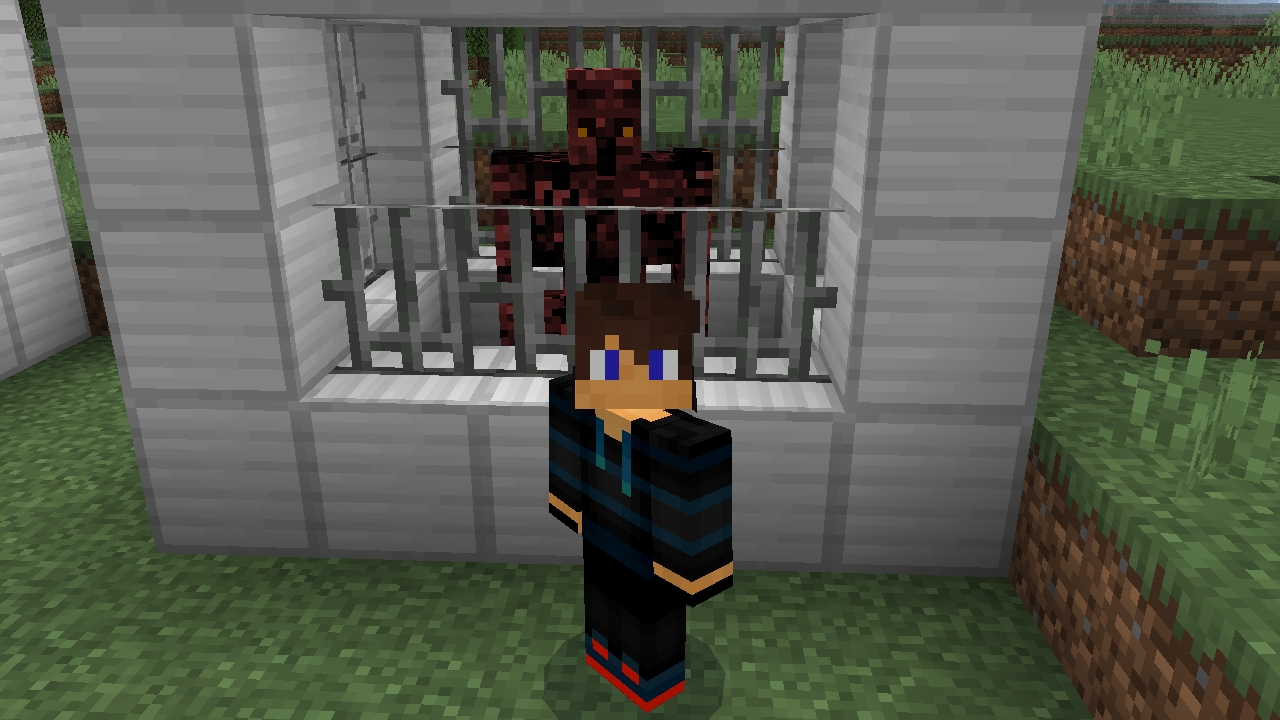 Я посодил этова голема за решетку 5 серия в майнкрафт (Белчёнок ™)