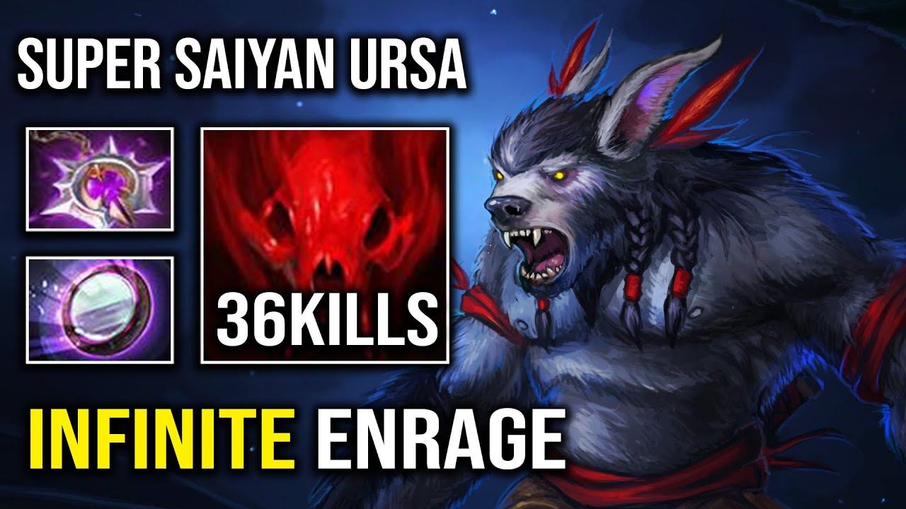 Super Saiyan Late Game Mirror Shield 1v5 Infinite Enrage Ursa Against Pro SF Dota 2 смотреть онлайн