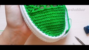 Жазға ыңғайлы аяқ киім😊Өте ерекше ыңғайлы босоножка тоқып үйрену.#крючокпентоқу #босоножки #тоқыма