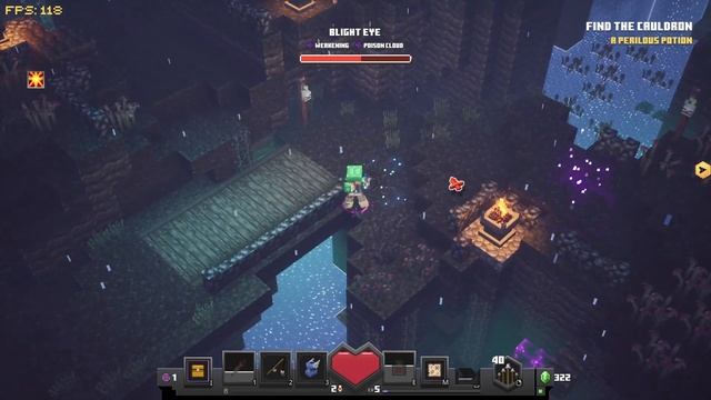 Minecraft Dungeons Playthrough Episode 3 ~ Fighting Witches N An Enderman Mini-Boss... смотреть онлайн