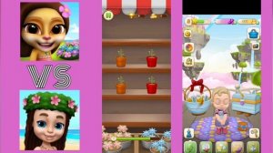 Моя Говорящая девушка Анна VS Эмма садовница: Игры сад - My Best Friend Anna VS Emma the gardener