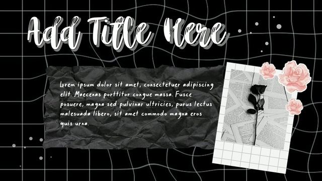 Aesthetic Black PPT Template #7 [ FREE TEMPLATE + NO PASSWORD ] смотреть онлайн