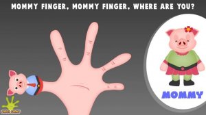 The Finger Family Pig Family Nursery Rhyme | Pig Finger Family Songs