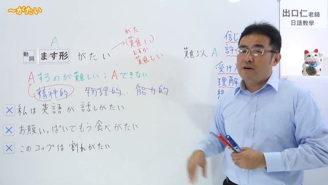 【Ｎ２文法】～がたい смотреть онлайн