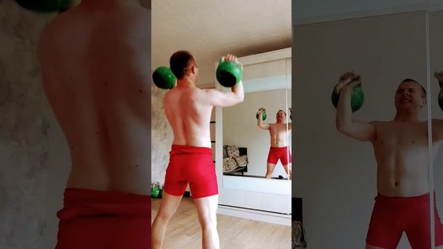 жим двух гирь 24 кг смотреть онлайн