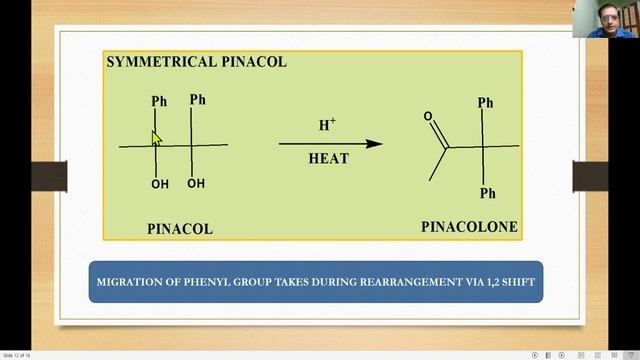 Pinacol - Pinacolone Rearrangement Reaction in English with Examples with Power Point Explanation смотреть онлайн