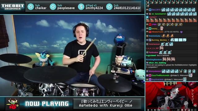 The8bitdrummer plays "Envy baby" covered by Astel Leda and Kureiji Ollie! смотреть онлайн