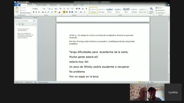 Conversación Dele Oral A2