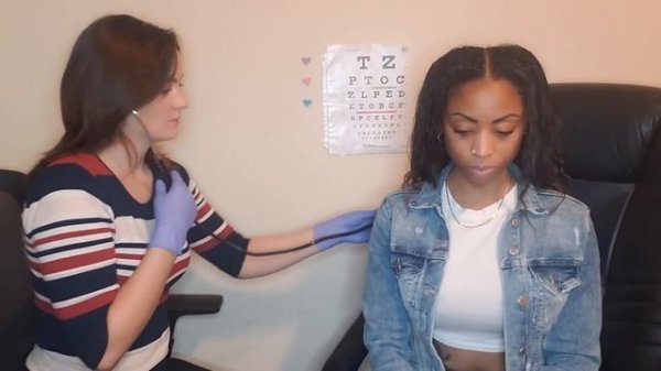 REAL PERSON ASMR - Medical Exam (Cranial Nerve Exam, Eye Exam, Head, Ear, Skin, Face Exam)