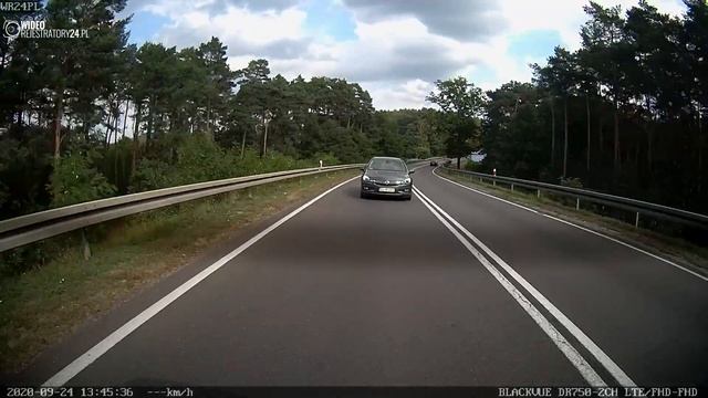 Kamera samochodowa BlackVue DR750 LTE (Tył / rear) - road test @ 1080p 30fps смотреть онлайн