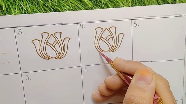 Learn to make Lotus | Part 2 | Henna tutorial смотреть онлайн