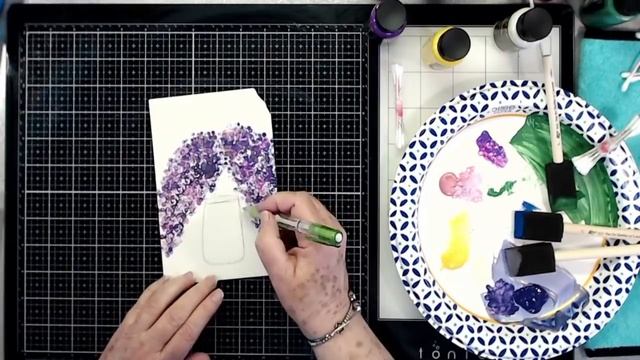 TISSUE PAPER, PLASTIC WRAP, QTIPS, ACRYLIC PAINT & MAKE BEAUTIFUL BACKGROUNDS ~ ARTEZA смотреть онлайн