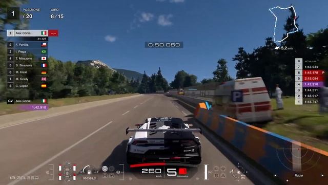 GT 7 Huracan GT3 Pista Sardegna Turing Car 800 PP смотреть онлайн