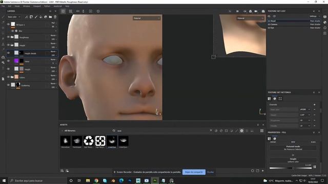 Skin tutorial Substance Painter смотреть онлайн