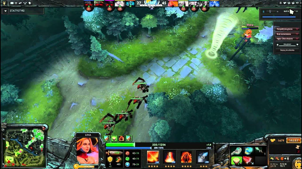 Dota 2 Lina double kill смотреть онлайн