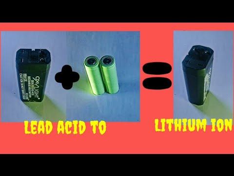 How To Convert 4v 1.0Ah Lead Acid Battery Into 4v 1200mAh Lithium Ion Battery смотреть онлайн